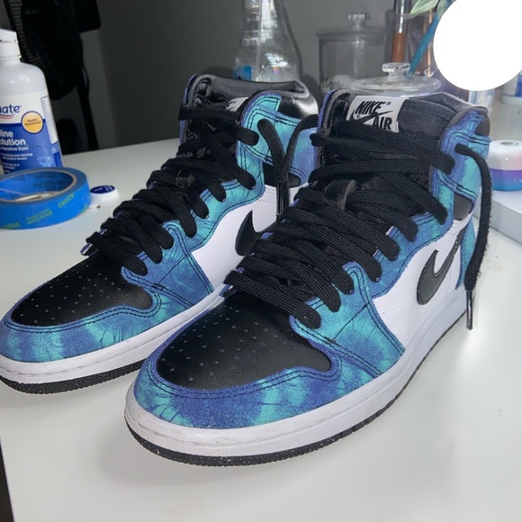 Jordan Tie Dye On Feet Authentic Jordan Womens Tie Dye